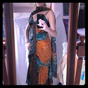 Caché Sequin embellished formal / semiformal dress